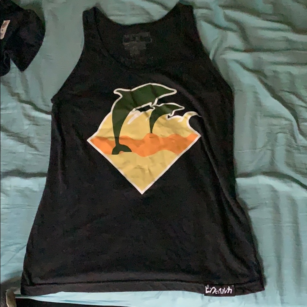 Pink dolphin tank top